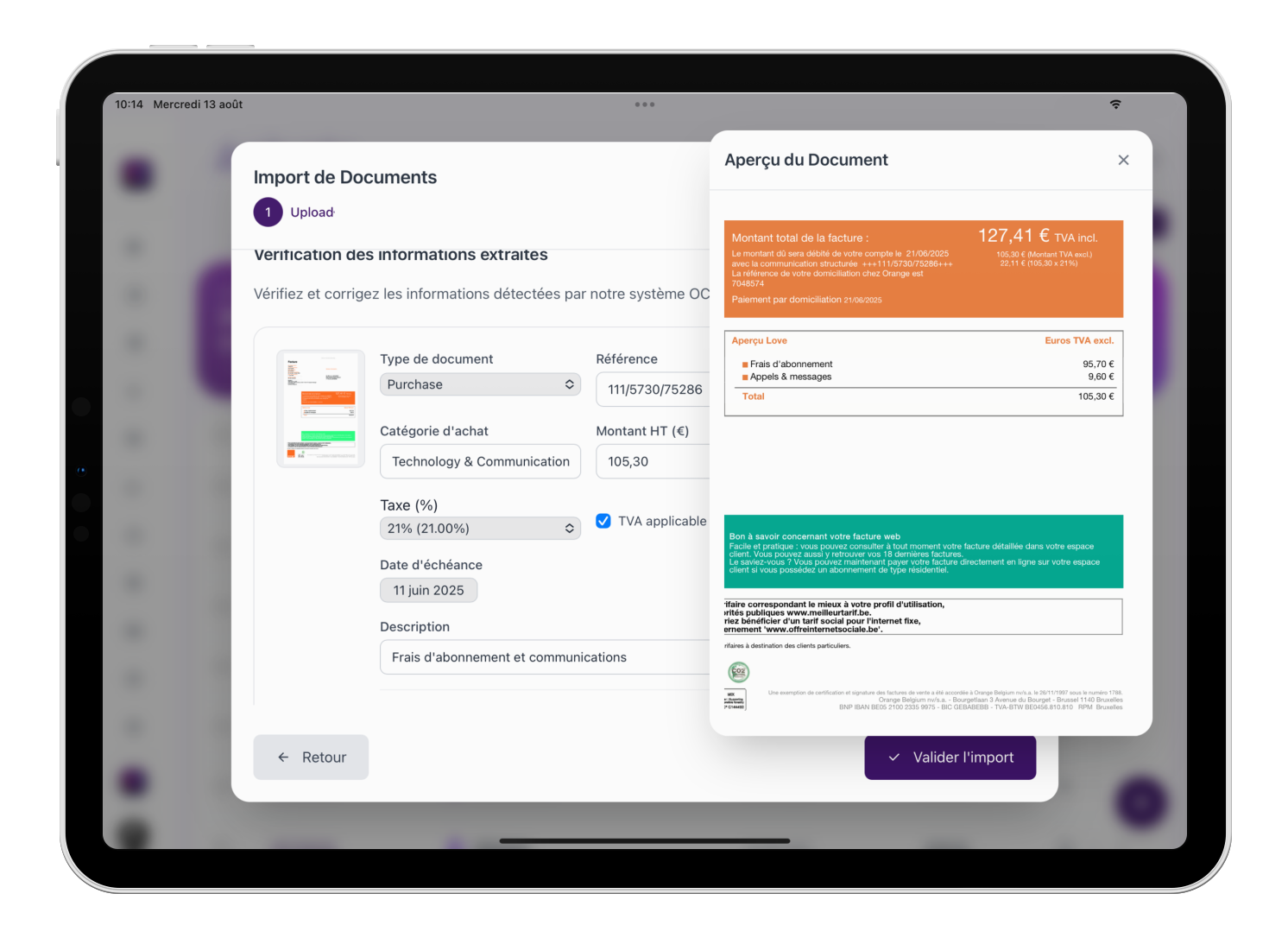 Novadesko AI scanner